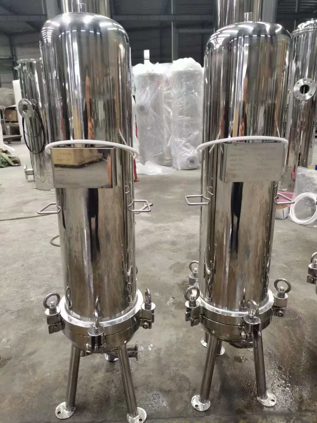 Hoge stroomsnelheid Cartridge Filterbehuizing Waterbehandeling Filterbehuizing Multifilterbehuizing 20 inch