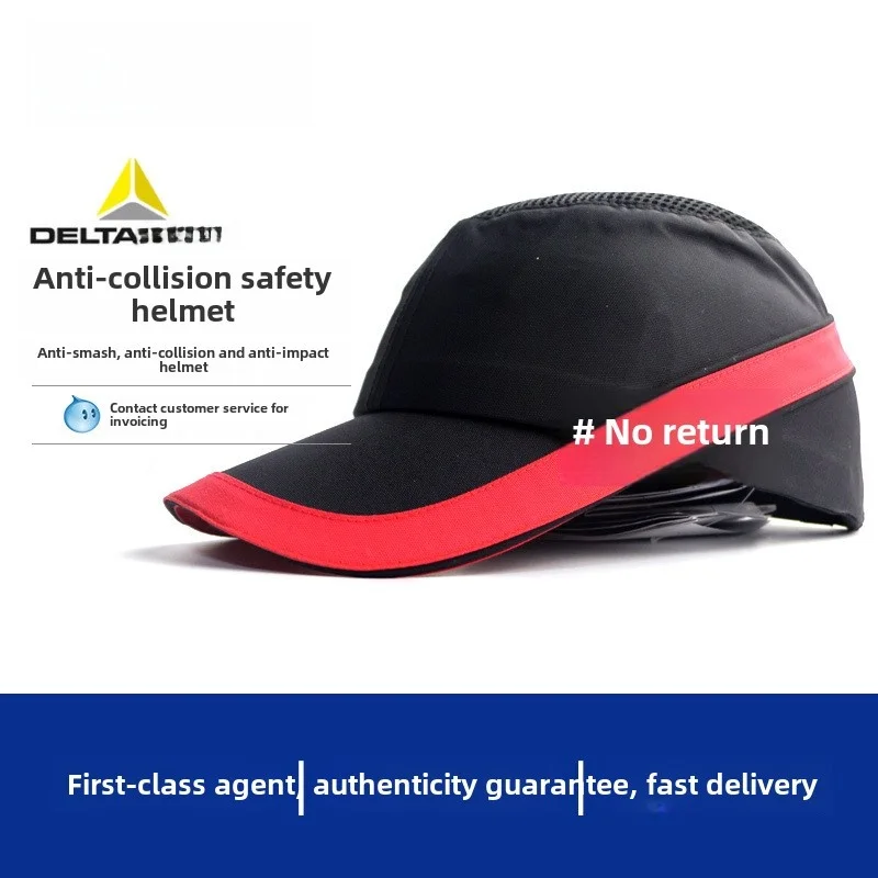 Summer Semi-Breathable Lightweight Safety Helmet Anti-Smash Anti-Collision Impact Resistant Baseball Cap Protective Hat