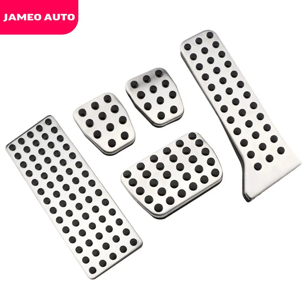 

Jameo Auto Stainless Steel Car Pedal Pad Car Rest Foot Pedals Cover for Mazda 3 6 MK3 MK6 2014 2015 CX-5 Axela Atenza LHD Parts