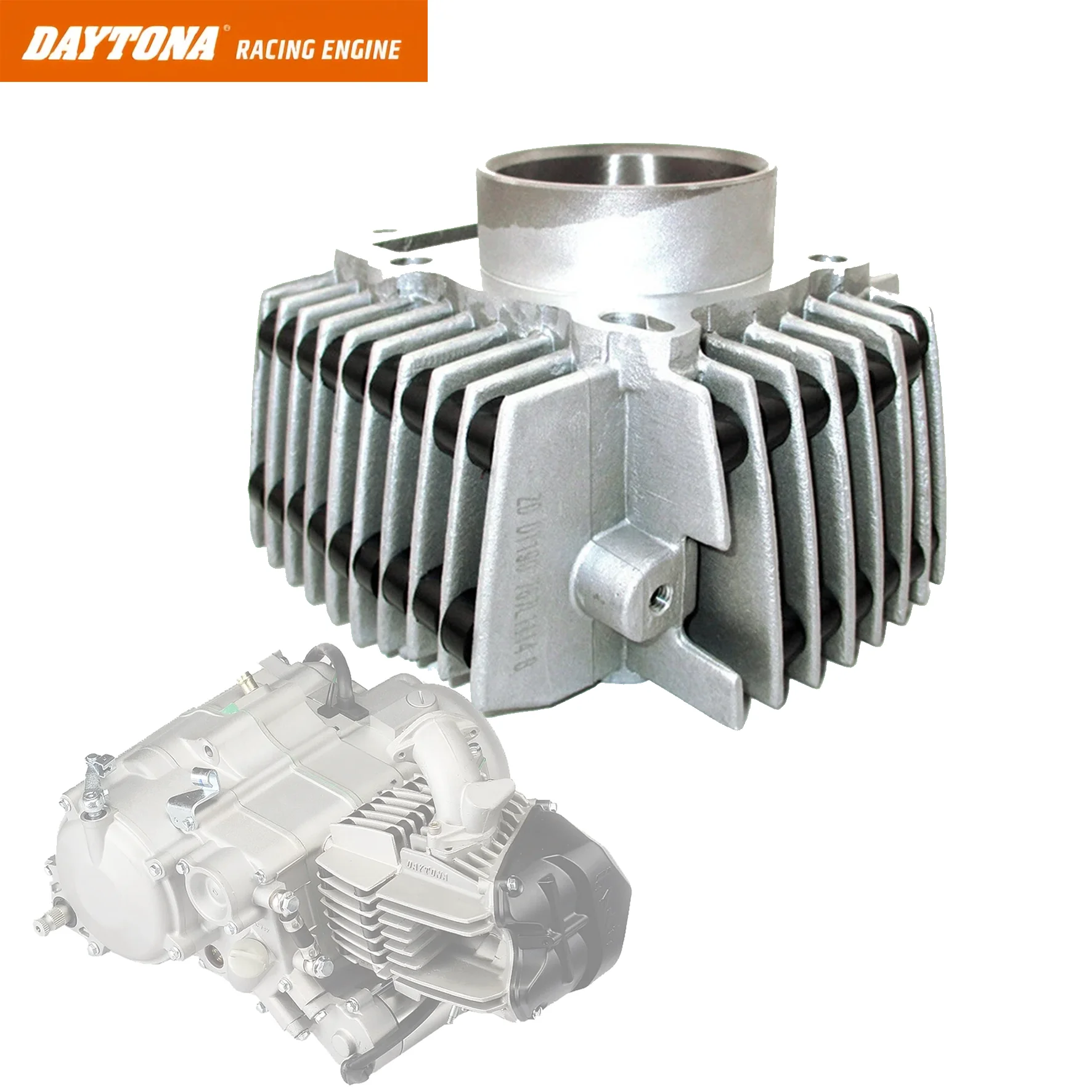 

Детали двигателя мотоцикла 62 мм, алюминиевое пальто Nikasil для Daytona Anima ANIMA190FSM/FDX/FLX/FD, 4 клапана, двигатель 150cc 190cc FE