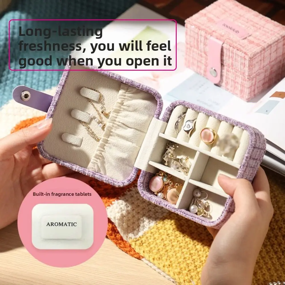 

Сумка для упаковки ювелирных изделий из искусственной кожи, кольца, ожерелье, жаккардовая ткань, коробка для демонстрации ювелирных изделий, органайзер, браслет, держатель для ювелирных изделий на открытом воздухе