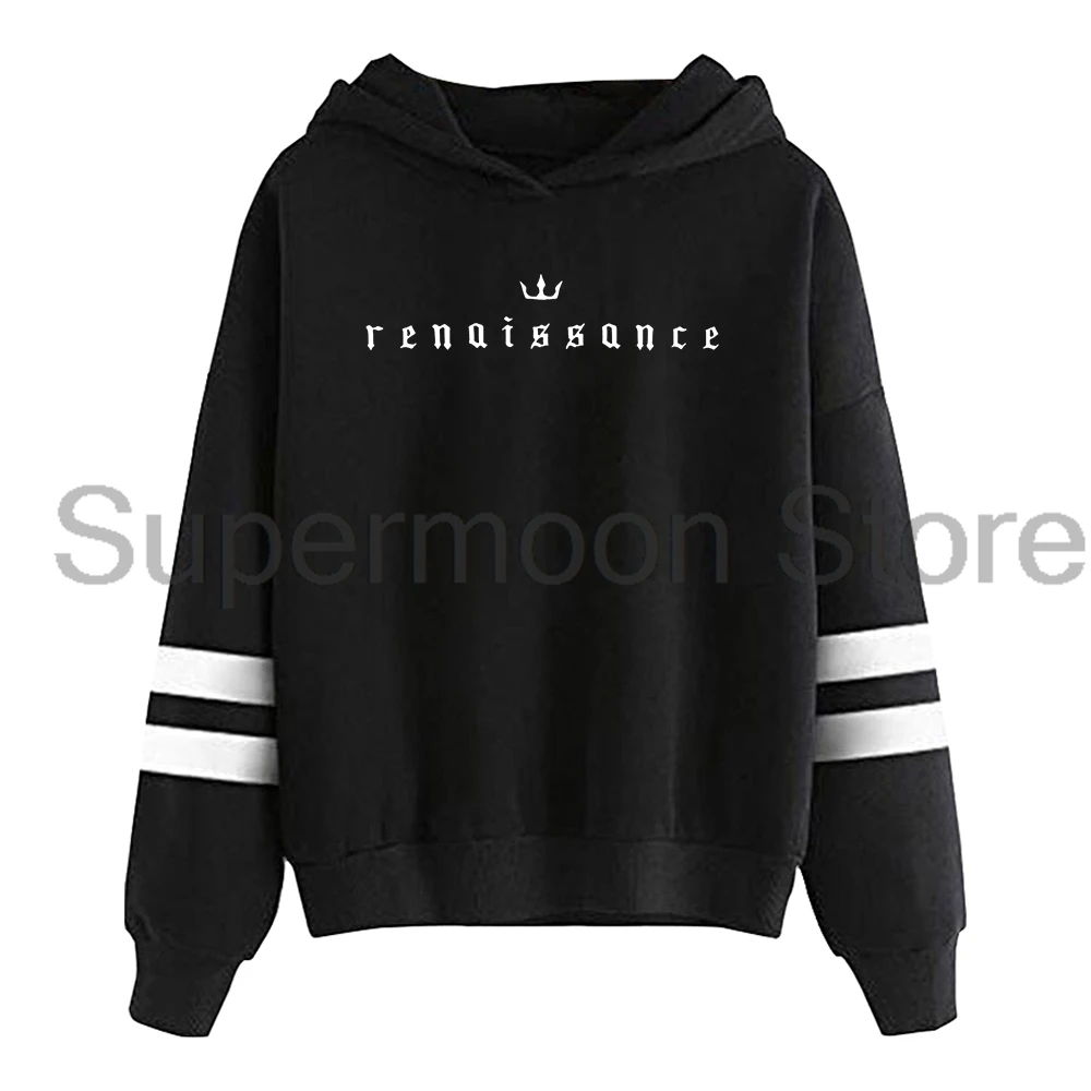 Apashe Renaissance Hoodie Unisex Pocketless Parallel Bars Sleeve Streetwear Women Men Hooded Sweatshirt Hip Hop Clothes