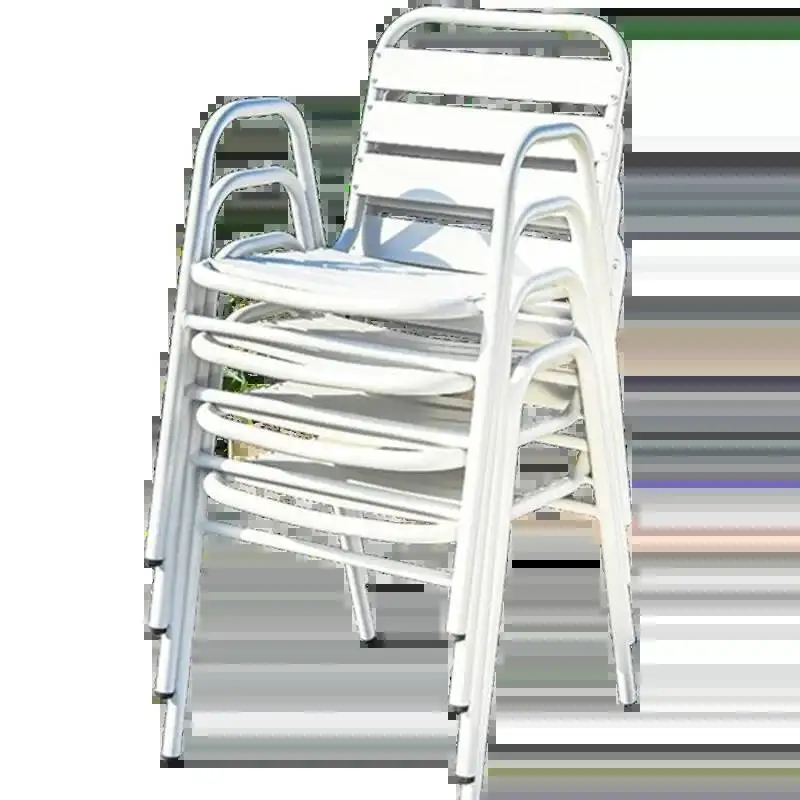 طاولات الفناء الأبيض في الهواء الطلق الحديد الفن الحديث صالة فاخرة طاولات خارجية الحد الأدنى الفاخرة أريدو جياردينو أثاث المنزل