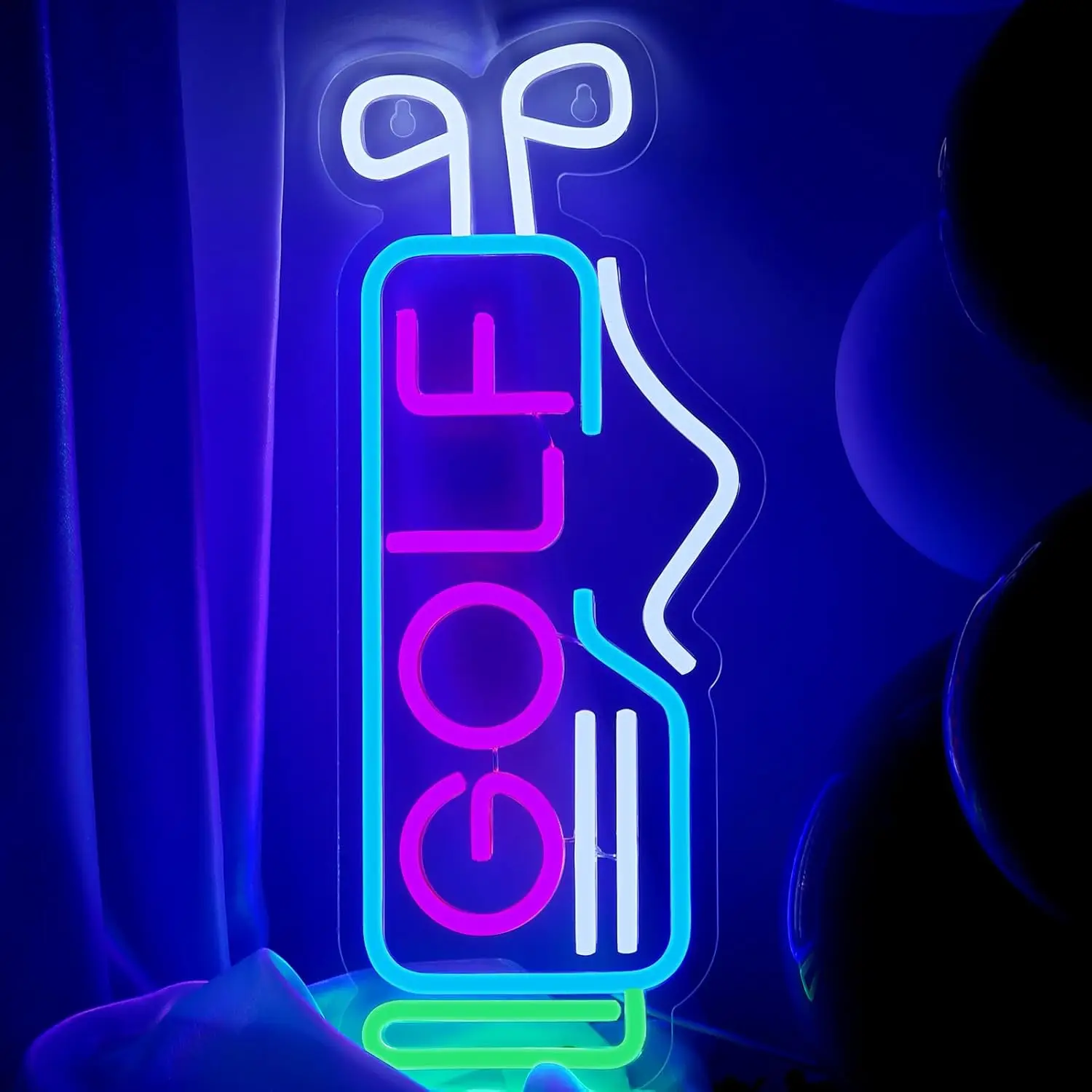 

Golf Neon Signs LED Neon Light Sign Light Up Neon Signs Wall Decor for Man Caves, Sports Bar,Shop,Golf Club,Hotel,Fans Gift