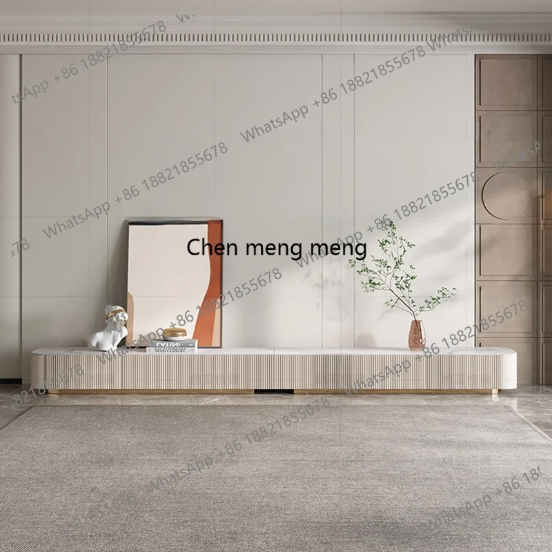 

RR Floor Modern Universal Tv Stand Living Room Design House White Tv Table Nordic Luxury Floor Fernsehen Tisch Furniture Home