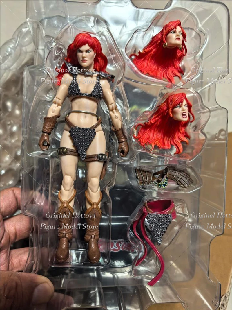 재고 있음 BFS 1/12 스케일 여성 군인 레드 소냐 쉬데빌 디럭스 에디션 풀 세트 6인치 액션 피규어 모델 인형 컬렉션