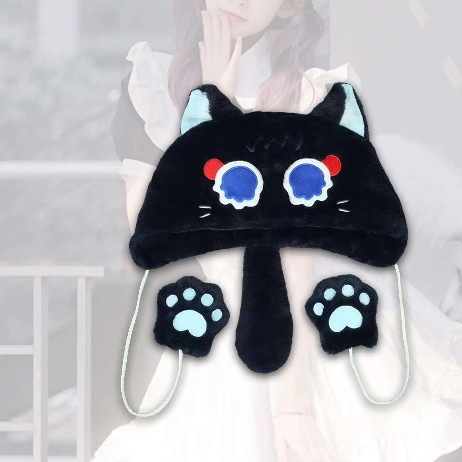 コスプレ帽子,アニメコスプレ帽子,かわいい猫の耳,ロールプレイ,カーニバル
