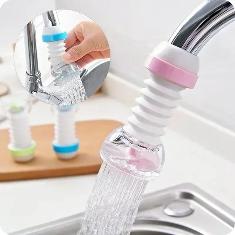 ก๊อกน้ํา Bubbler 360 Rotatable Bent Water Saving TAP Aerator Diffuser ก๊อกน้ํากรองน้ํากรองหมุนหัวเครื่องมือห้องครัว