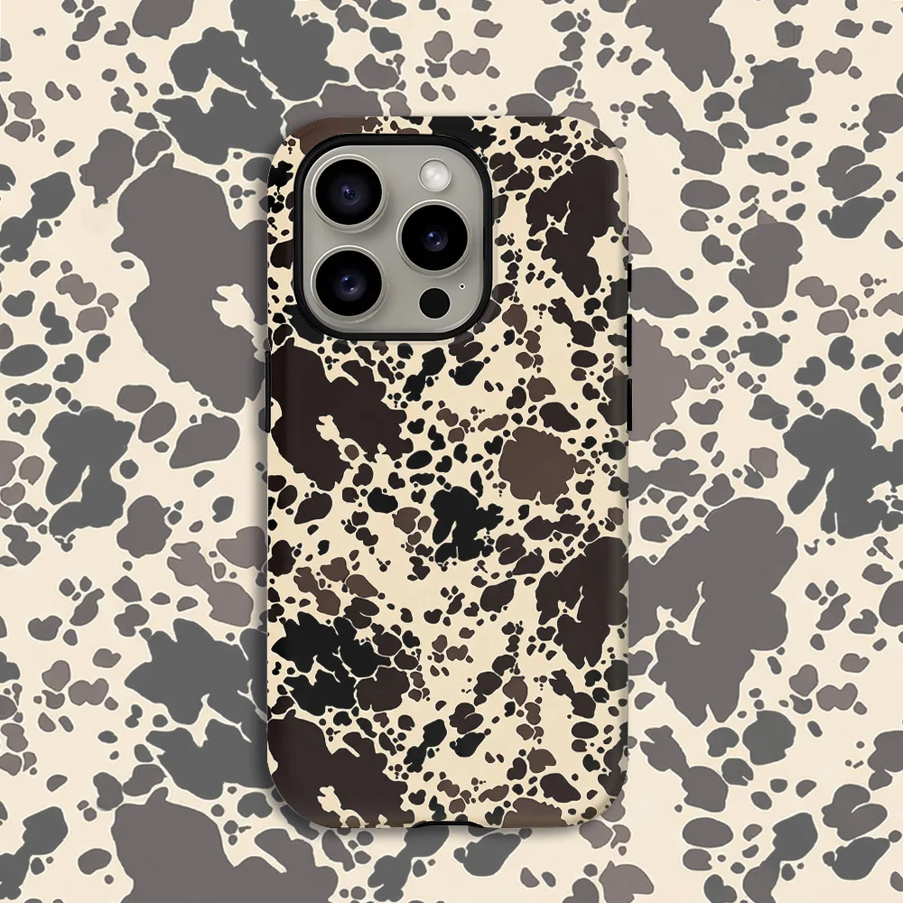 Cowhide Fur Texture Phone Case for Samsung Galaxy S20 S23 S24 S25 S26 FE Plus Ultra Edge 4G 5G Luxury Double-layer Back Cover