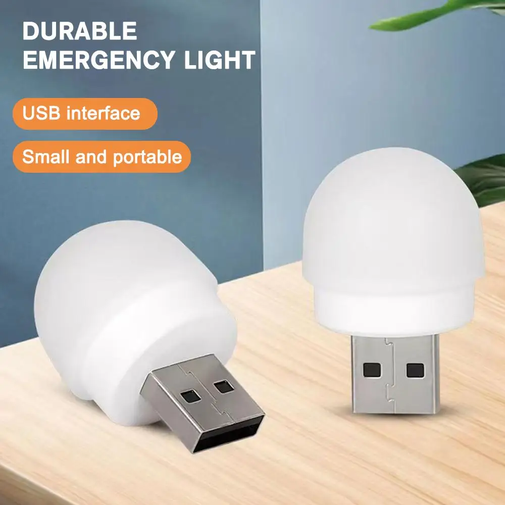 USB Light Portable Light Eye Protection Light Super Bank Mini Bedside LED Lamp Bright Portable Power Lamp Dormitory Light W5T0