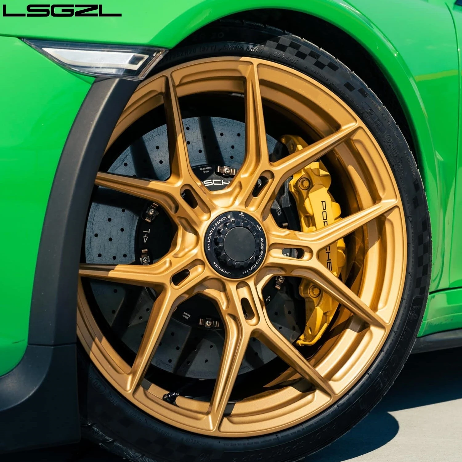 Custom Aluminum Forged Alloy Wheel Beadlock Rims for Lexus Porsche GT3 911 BMW X3 X4 C7 C8 AUDI G55 G63