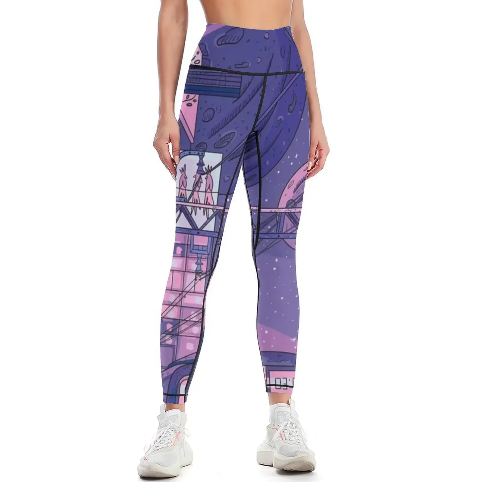 

Lofi Art Leggings active wear for physical legging pants raises butt Sports female Womens Leggings