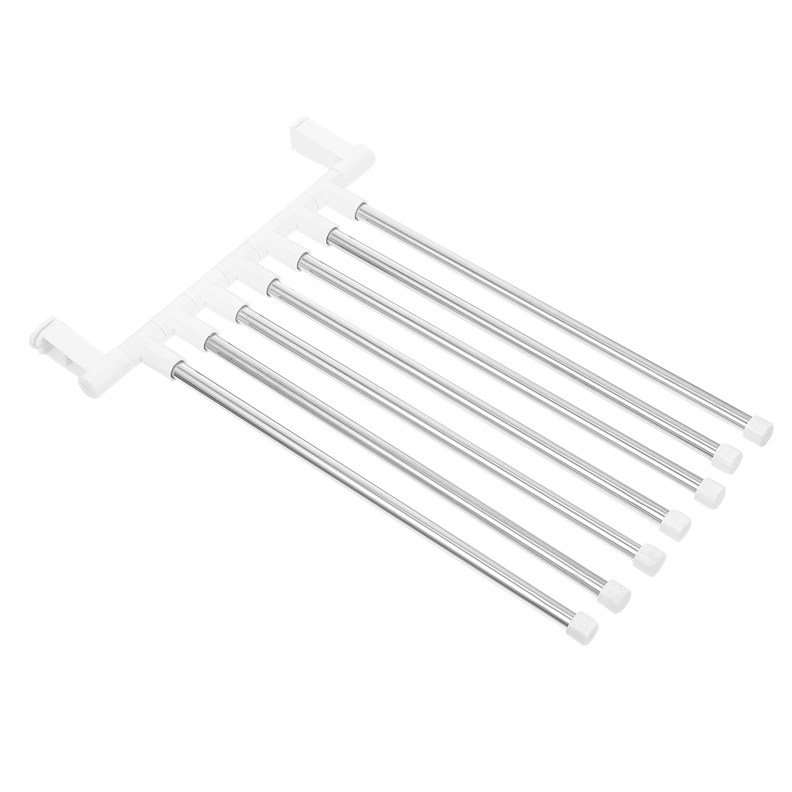 

Wall Mounted Towel Rack Swing Rotating Hanger Bathroom Stainless Steel Kitchen ganizer Nail free Shelf Storage Solution Easy