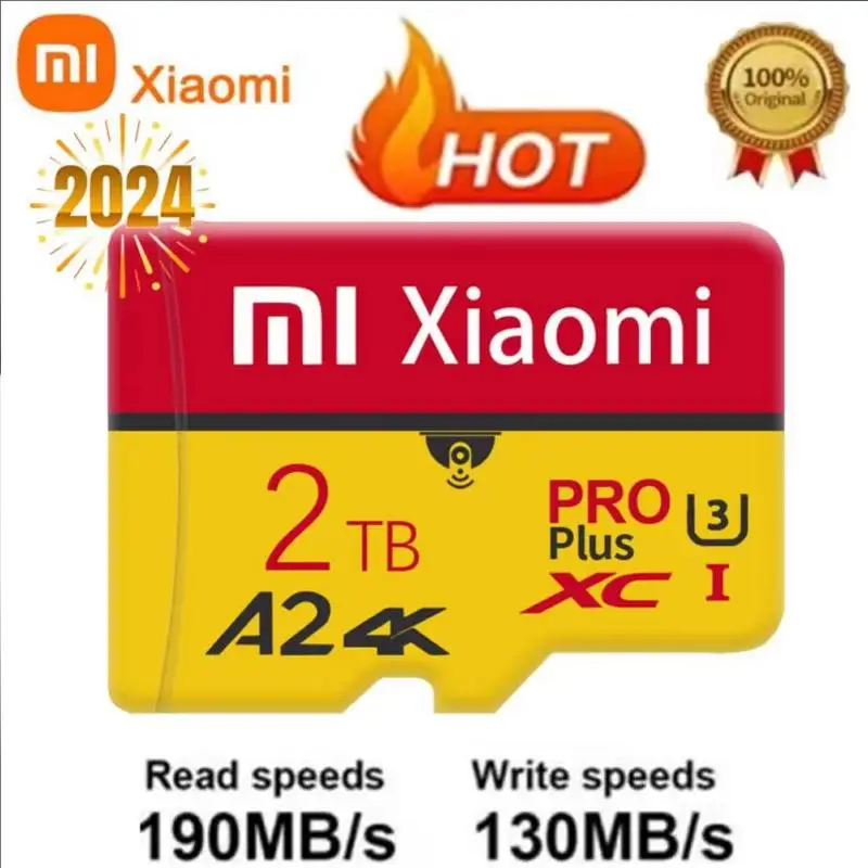 Original XIAOMI Memory SD Card 128GB 256GB 512GB 1TB High Speed Class10 SD/TF Flash Card For Camera/Phone Mini SD Card 2024 NEW