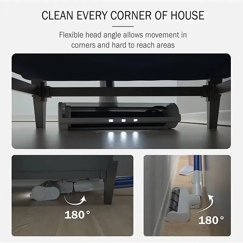 Household Floor Cyclone Portable Bagless Stick Upright Rechargeable Handheld Bldc Motor Cordless Wireless Vacuum Vaccum