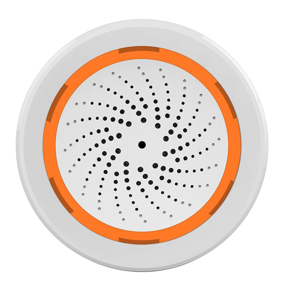 

Сирена Tuya Zigbee, звуковая световая сигнализация, приложение, дистанционное управление, система защиты дома, звуковой датчик света, умная сирена сигнализации