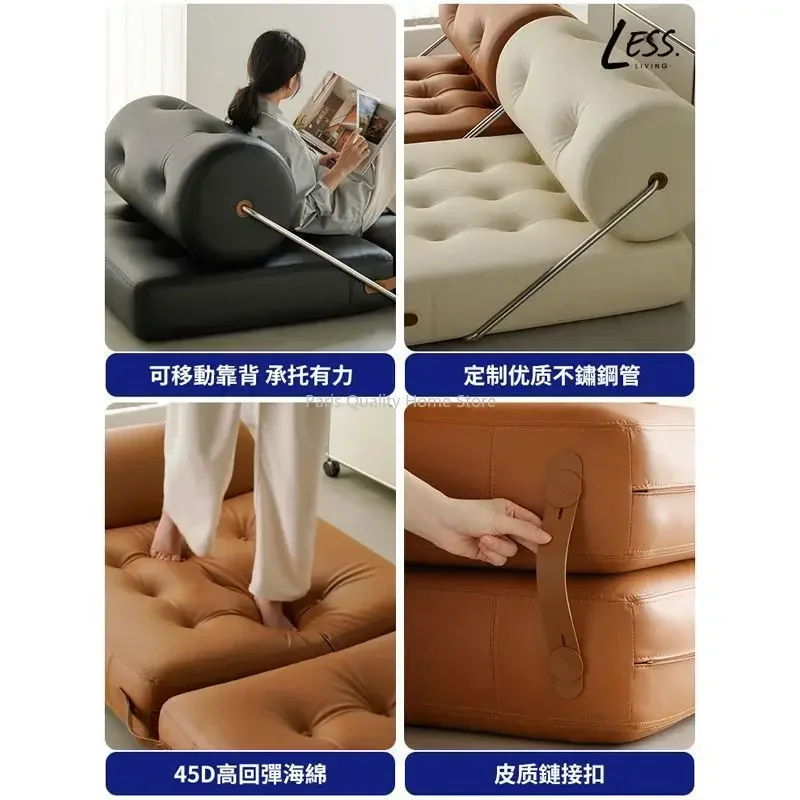 Modern Folding Sofa Bed Multifunctional Living Room Sofas Relaxing Sofa Chair Comfortable Individual Reclining Chairs Furniture