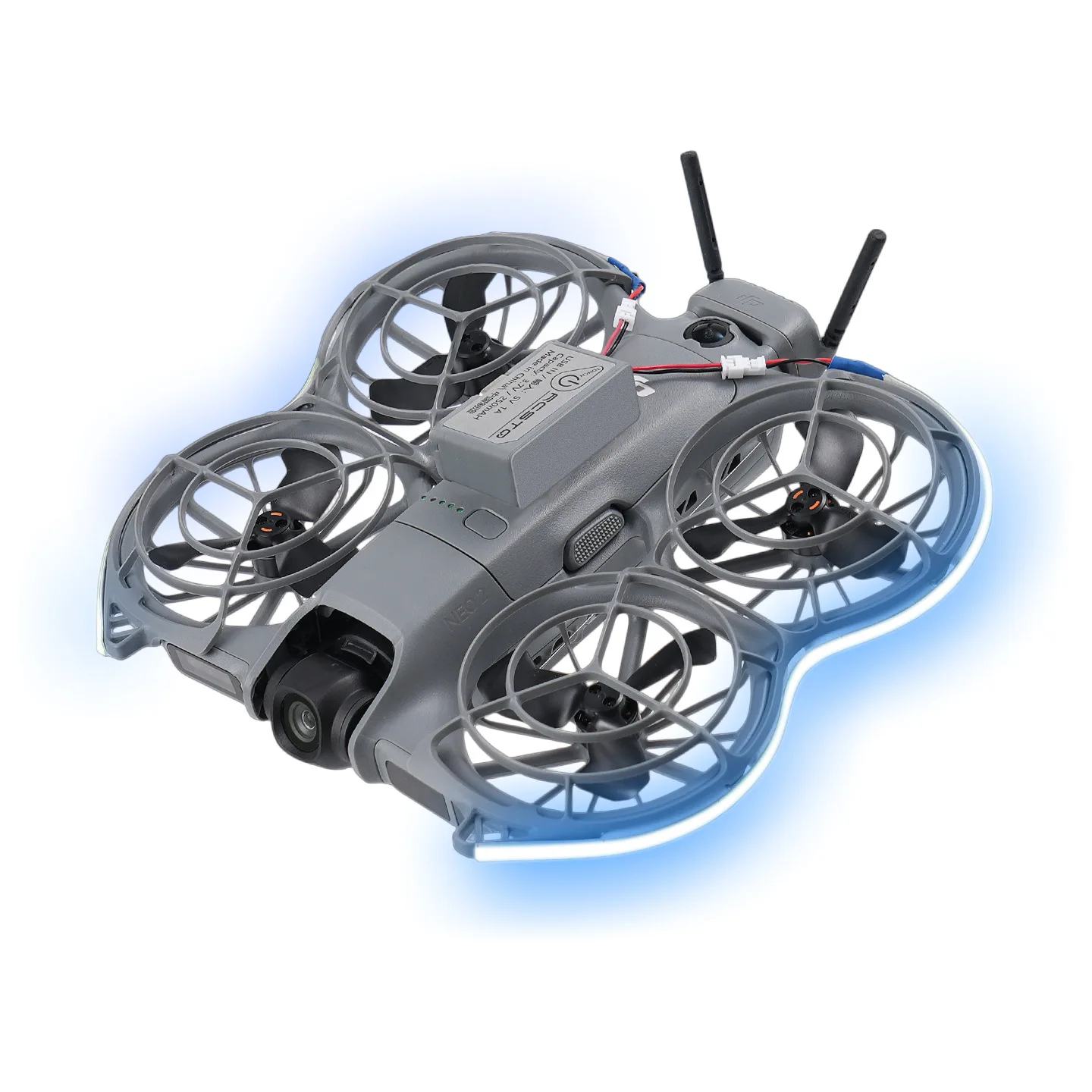 Bande lumineuse pour DJI Neo 2 LED, luminosité de vol nocturne, ceinture de lampe étanche réglable pour accessoires de Drones DJI Neo2