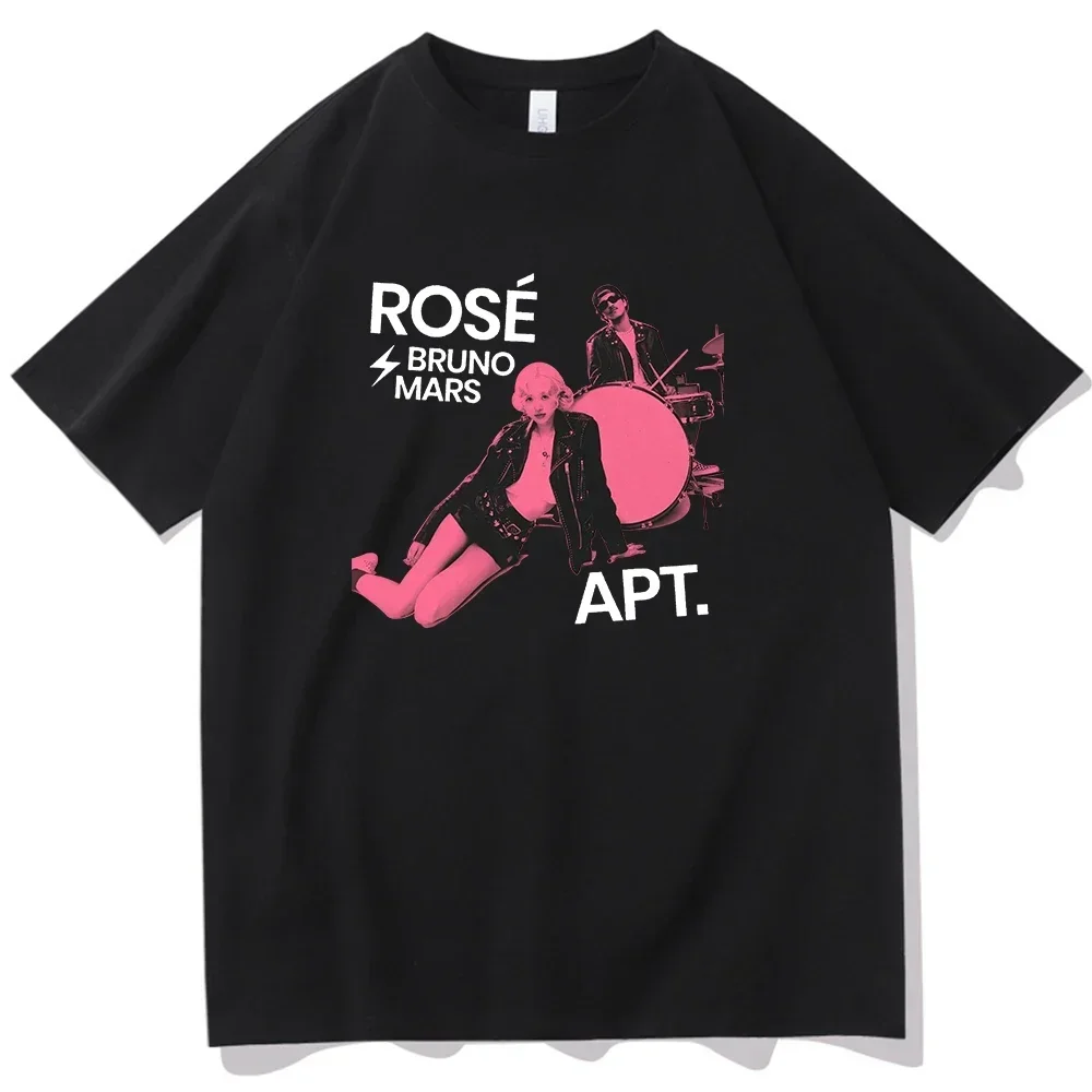 Rose RodsAPT. Bruno Grain T-shirt graphique GérGift, T-shirt en coton confortable, Économie vintage Hip Hop Streetwear, Manches courtes