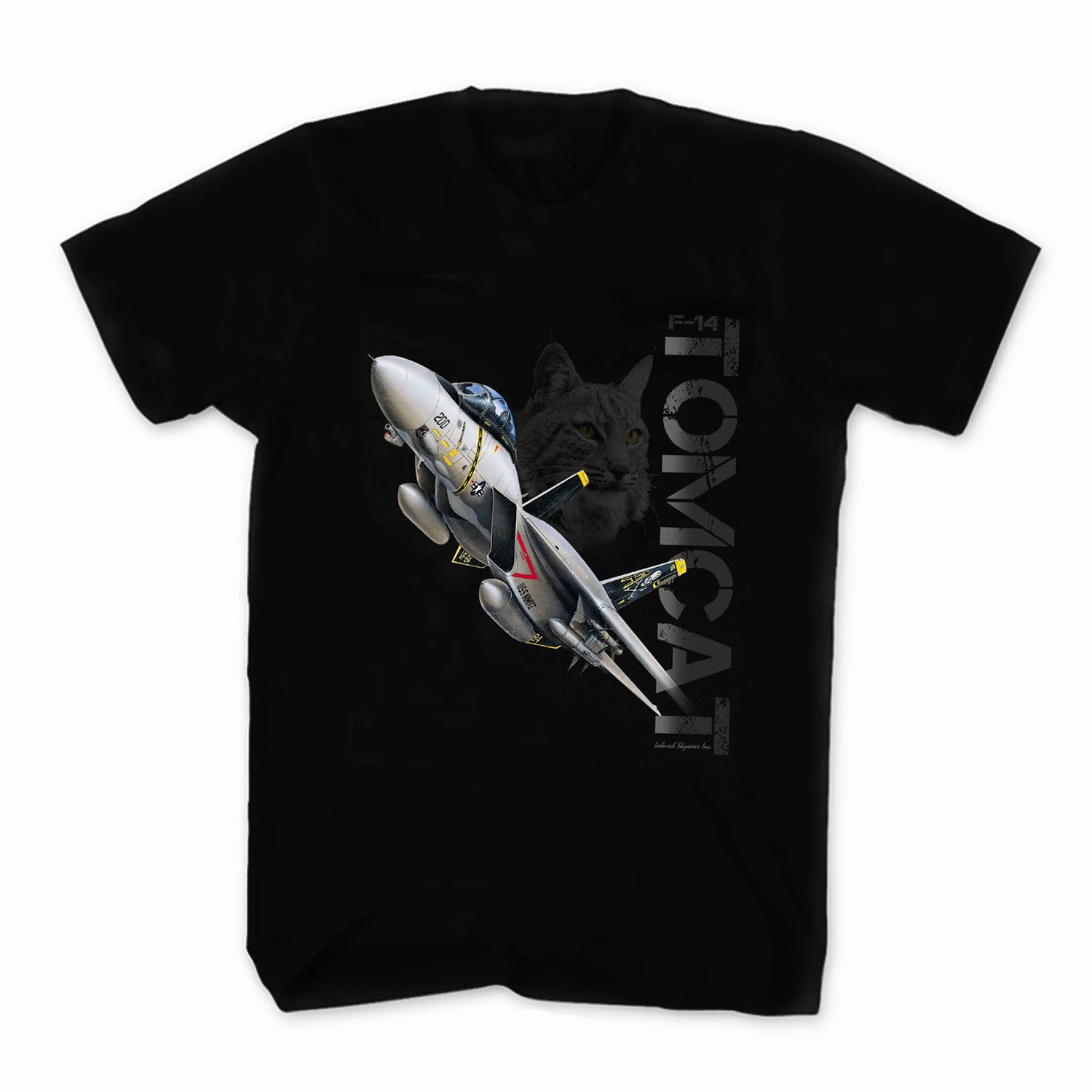 

Naval F-14 "Tomcat" Fighter T Shirt. New 100% Cotton Short Sleeve O-Neck T-shirt Casual Mens Top