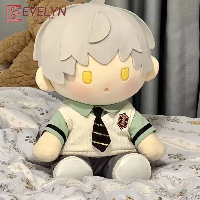 Evelyn 40cm Kawaii Large Eyes Non Attribute Plush Cotton Doll Idol Stuffed Superstar Doll Can Change Clothes and Give to Girls