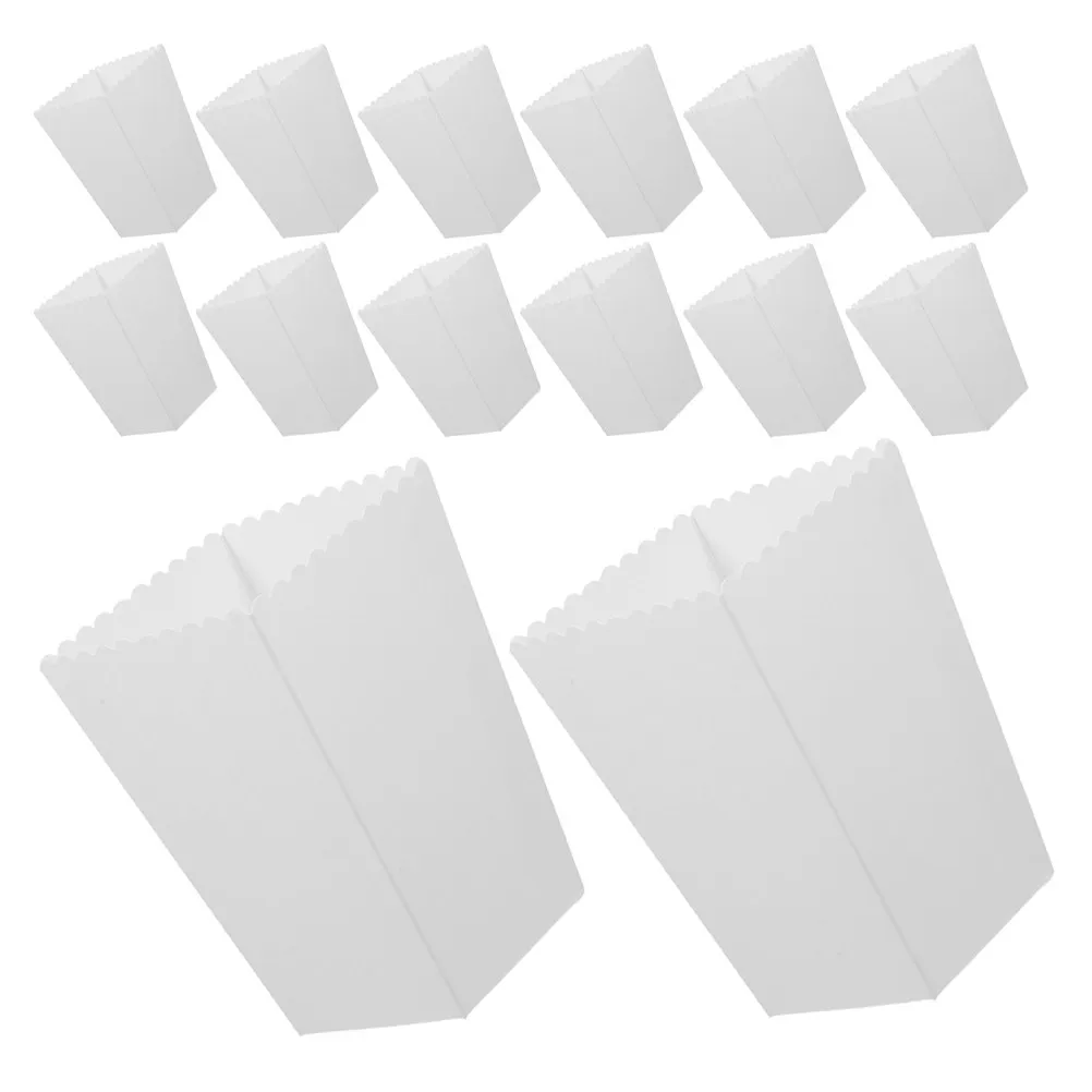 36Pcs Party Popcorn Boxes Bulk Food Packaging Container Sturdy Paper Popcorn Holder for Movie Theme Night Fries Burgers Snacks