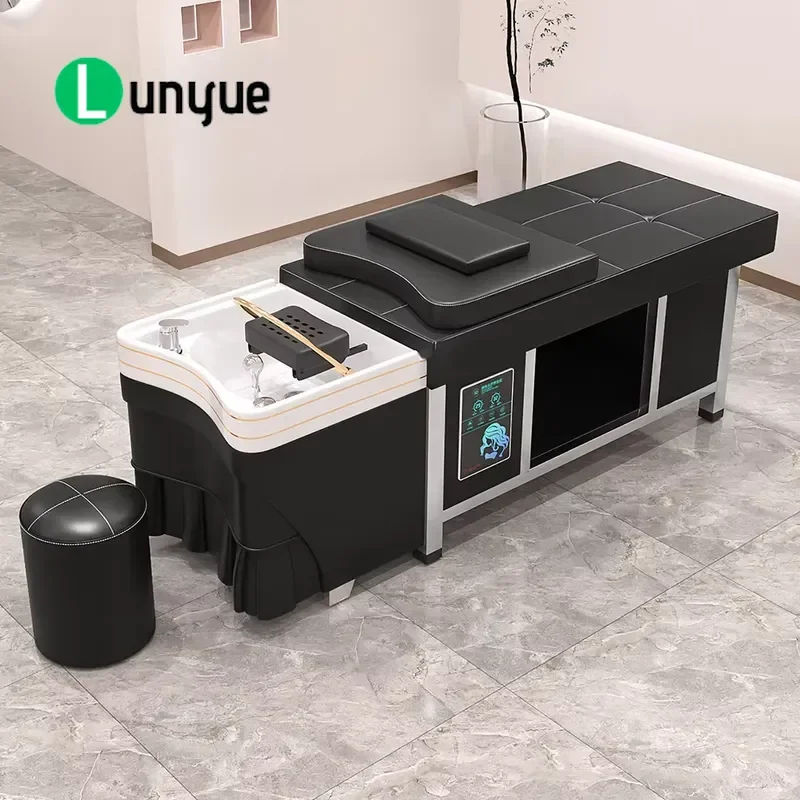 Head Spa Massage Table Thai Shampoo Bed Hair Washing Station for Beauty Equipment Comfortable Reclining Chair