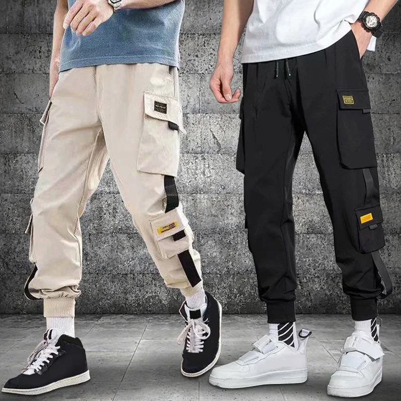 

Men Cargo Tactical Pants Work Combat Multi-pockets Casual Training Trousers Overalls Clothing Spring And Summer Joggers Hiking