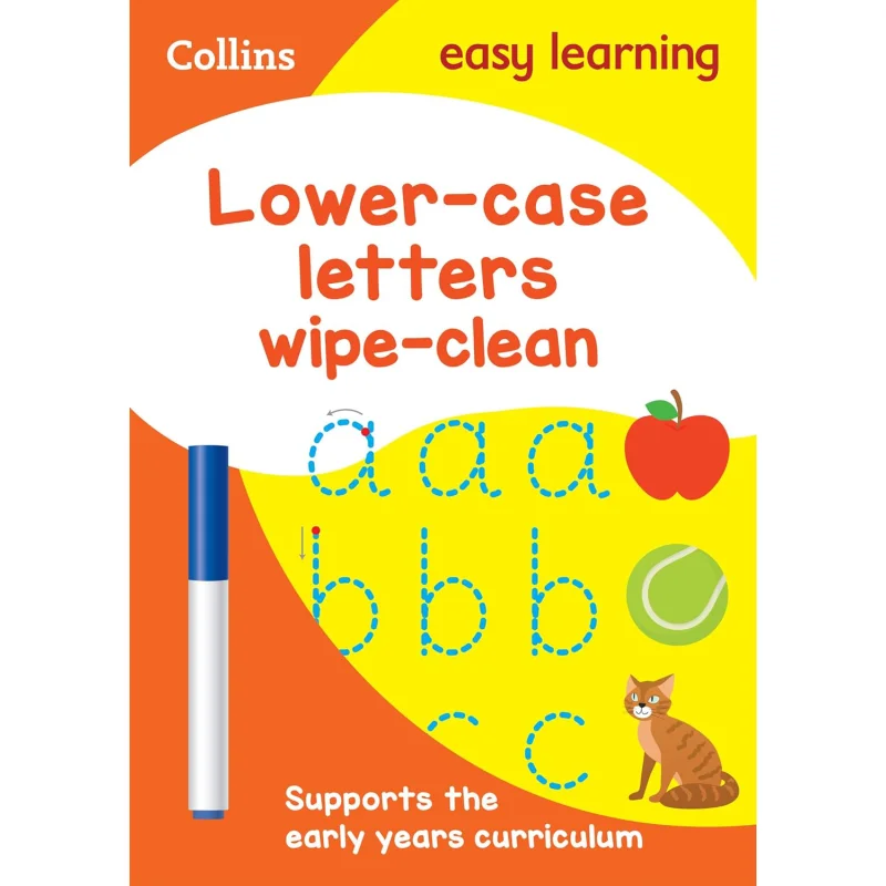 

Нижнее количество букв Wipeclean для детей 35-коллиннов Harper Collins, Великобритания, 9780008212926 Книга