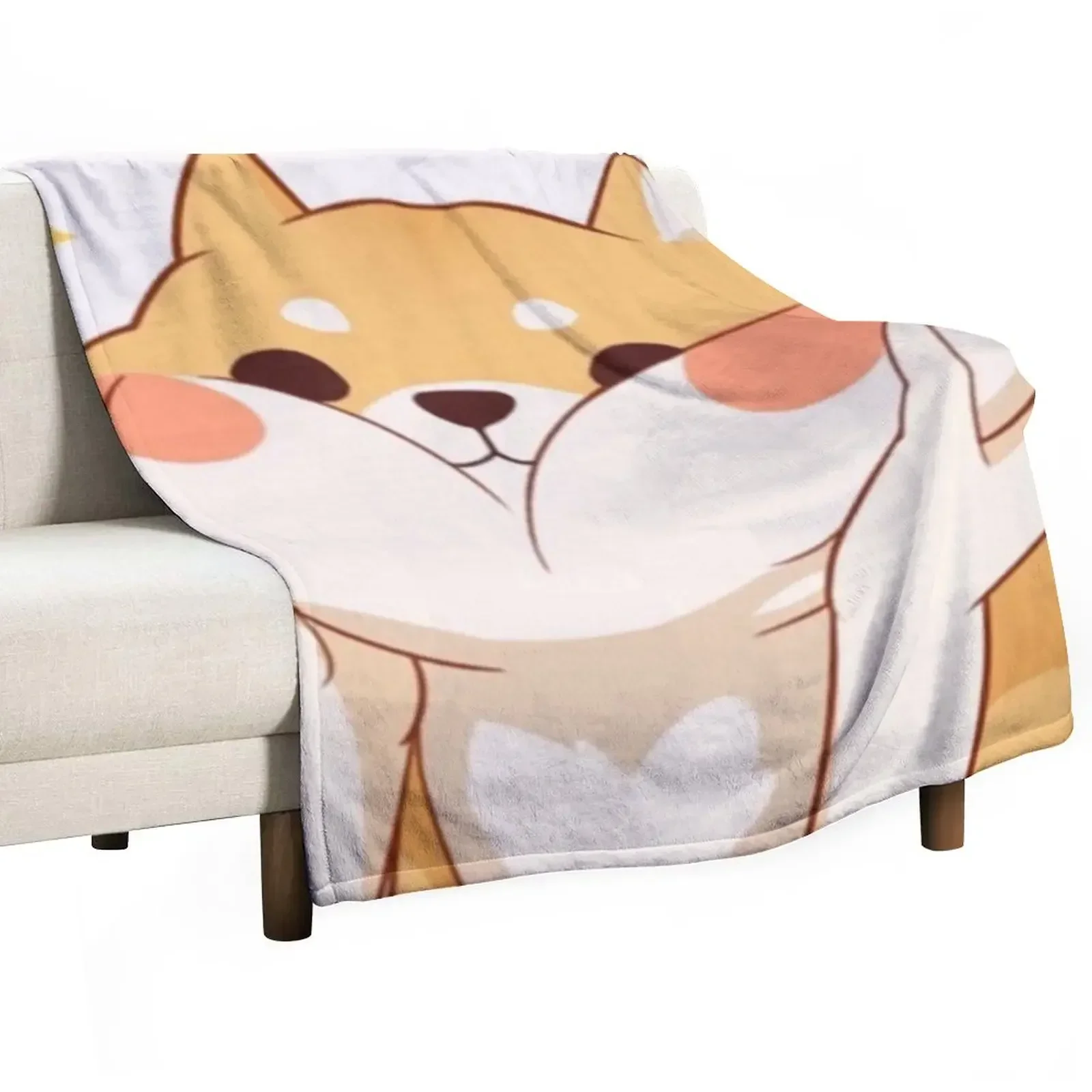 

Одеяло в клетку Kawaii Shiba inu