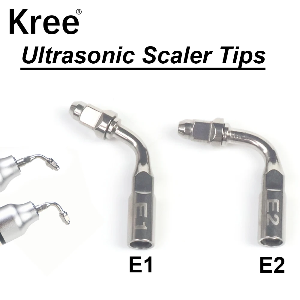 Dental Ultrasonic Scaler Tips Multifunction Endo Perio Scaling Tips E1 E2  for  Scaler Handpiece