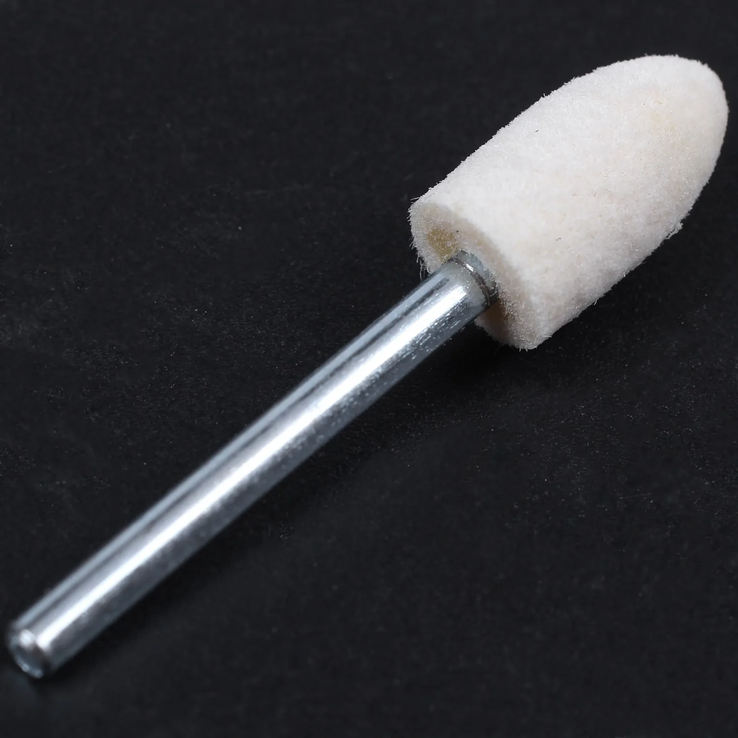 12 Pcs Polishing Buffing Tool 8.5mm Conical Mounted Felt Bobs 3mm Shank