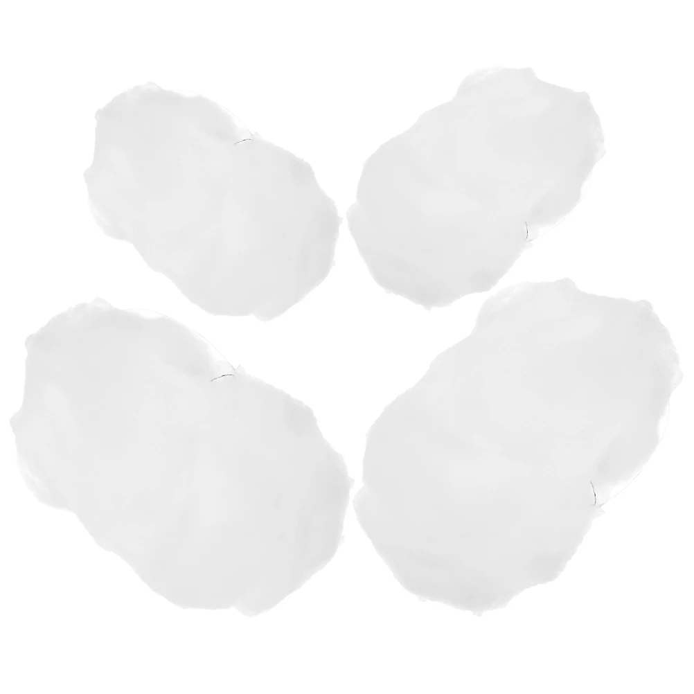 

4 Pcs Simulated Cloud Decoration Hanging Clouds Cotton Decorations Props Artificial
