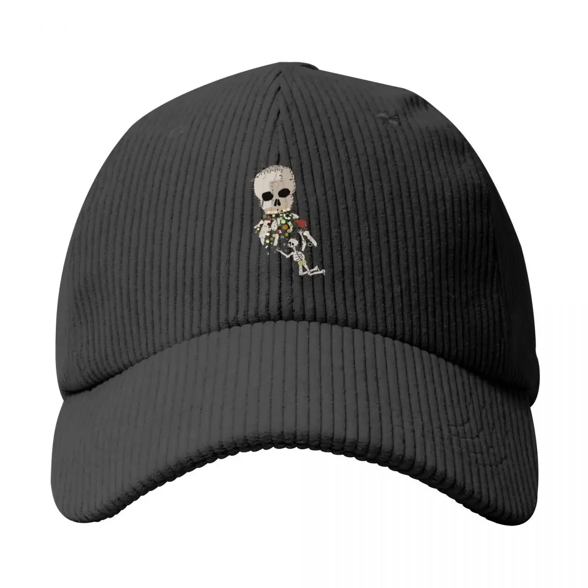 Our Flag Means Death Vomiting Skull On Skeleton Flag Design Corduroy Baseball Cap Ball Cap Kids Hat Ladies Men's