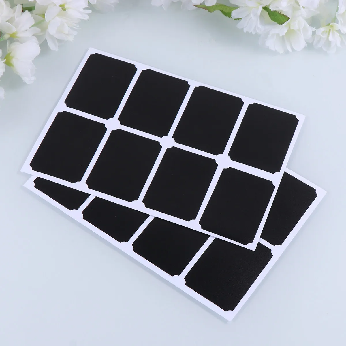 10Sheets PVC Chalkboard Stickers for Kitchen Jars Canisters Spice Containers Honey Bottles Baking Meal Prep Fridge Pantry