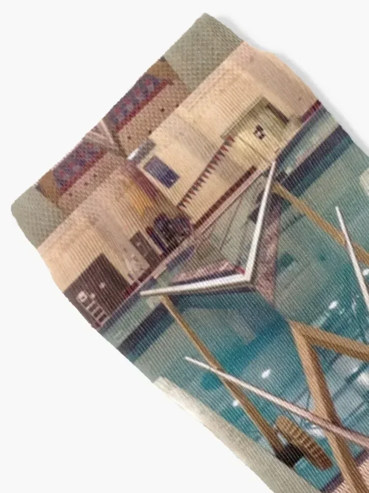 diving board photo Socks happy new year Running funny gifts Boy Socks Women's