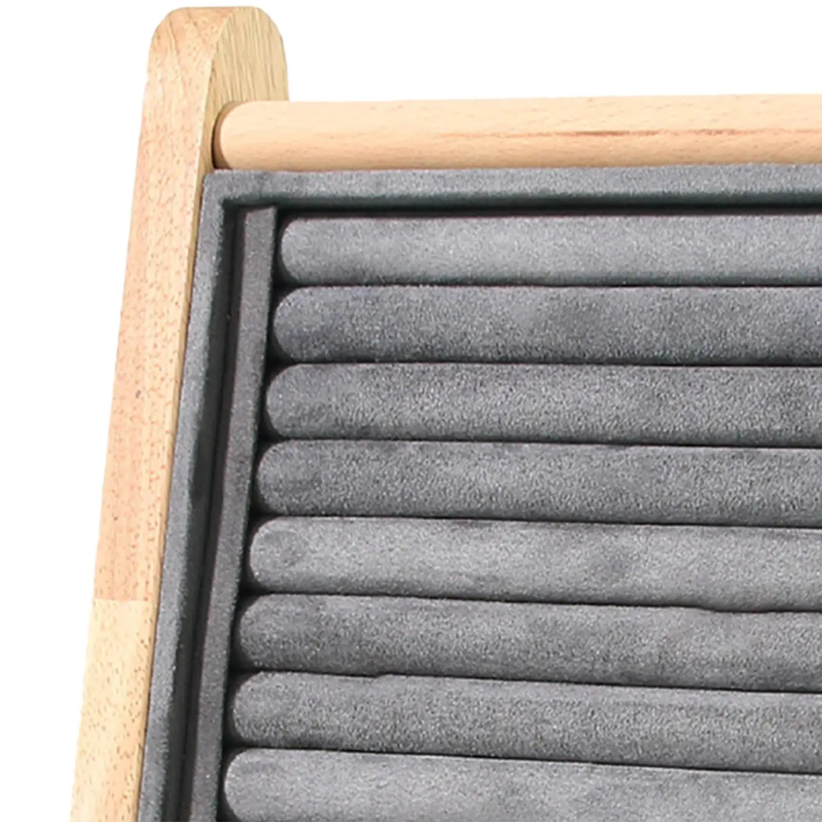 حامل حلقي متعدد الطبقات رف عرض المجوهرات لمحلات الطاولة الغرور #5