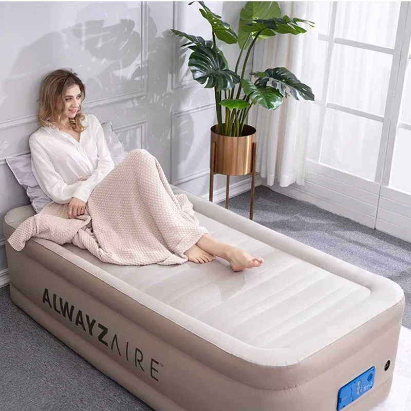 Cama doble moderna, Cama inflable plegable de lujo para ahorrar espacio, ideal para acampar, Cama portátil para dormir, muebles tipo Suite