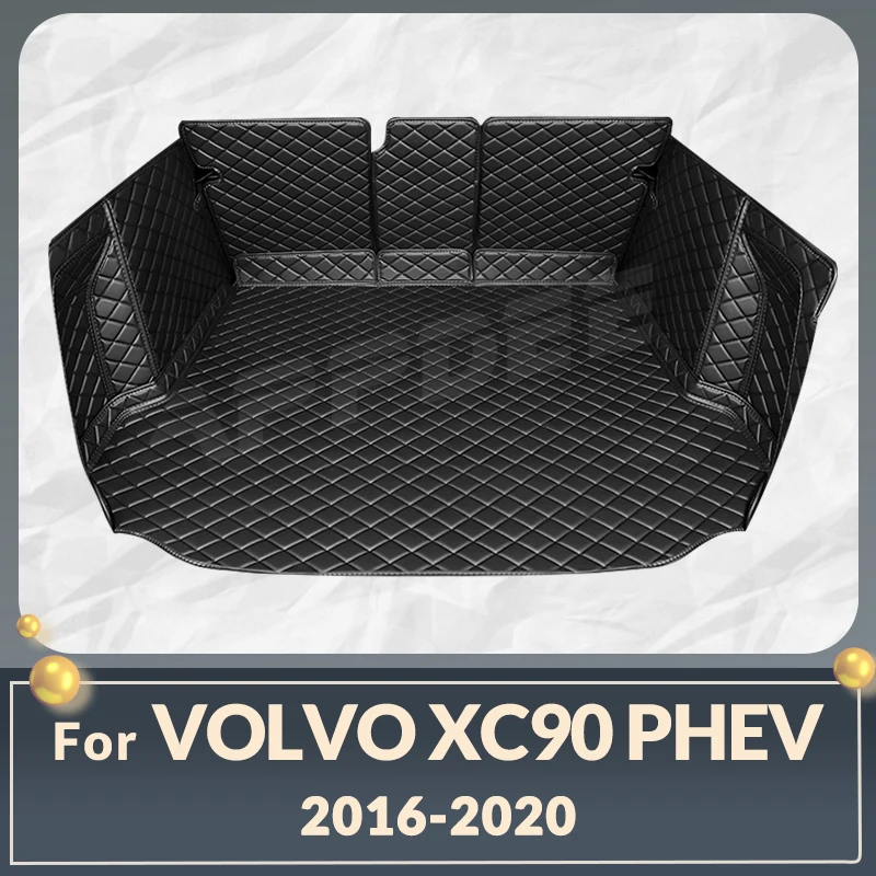 

Auto Full Coverage Trunk Mat For Volvo XC90 2016-2020 19 18 17 Car Boot Cover Pad Cargo Liner Interior Protector Accessories