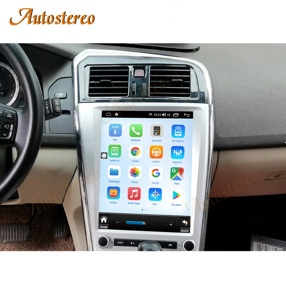 12.1 بوصة أندرويد 13 السيارات الوسائط المتعددة راديو السيارة رئيس وحدة لفولفو XC60 2009-2017 مع نظام تحديد المواقع والملاحة لاعب السيارات