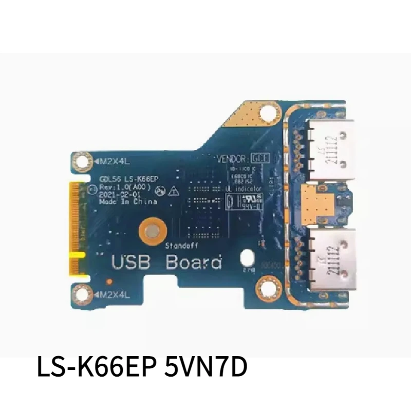 NEW Genuine LAPTOP Replace IO USB Board For Dell G15 5521 (2022) G15 5515 (2021) HDK50 LS-L653P 0KXF6N GDL56 LS-K66EP 05VN7D