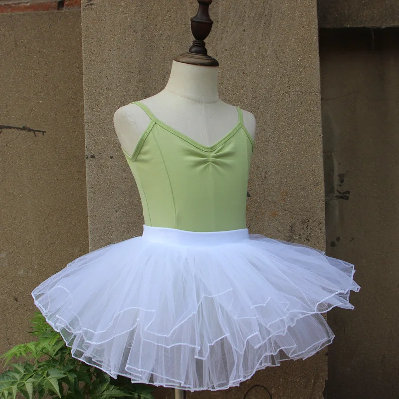 Children's summer dance attire, girl's suspender dance practice suit, fruit green cotton grading body suit, ballet civilian danc