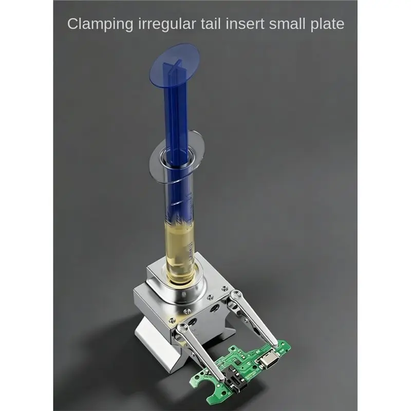 Fixed Fixture Workstation Mini Bench Vise Desktop Rotating Clamp For Soldering Screw Storage PCB Repair Welding Tool