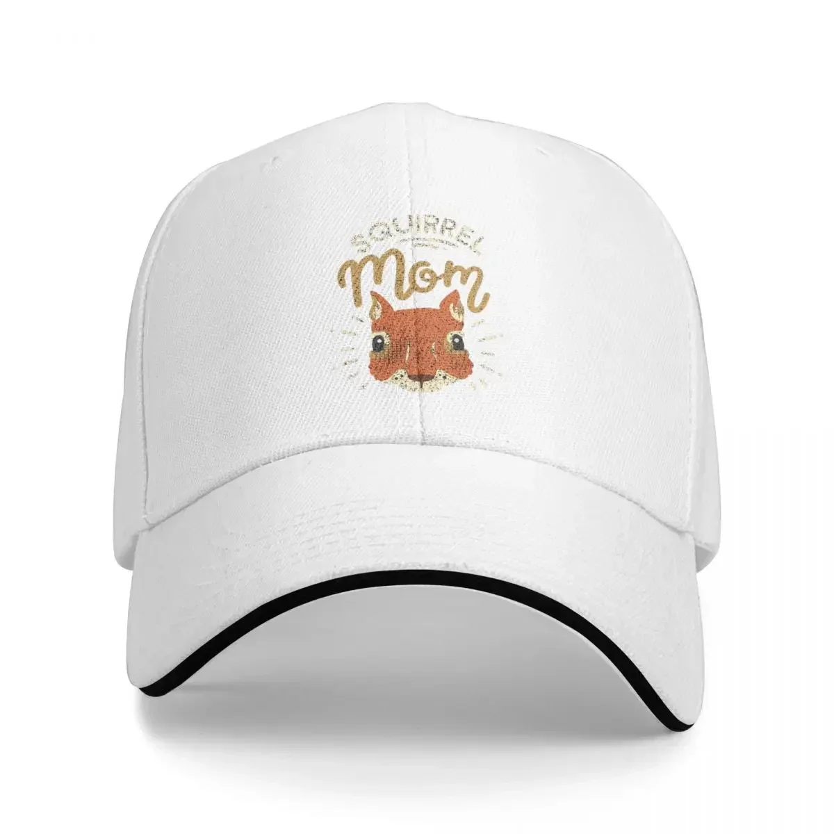 Awesome Squirrel Mom Gift Cap Casual Baseball Caps Adjustable Hat Hip Hop Summer Unisex Baseball Hats Customizable Polychromatic