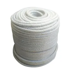12/14/16/18/20mm High Temperature Resistant Corrosion Resistant Wear Ceramic Fiber Braided Rope Sealing Strip For Furnace Door