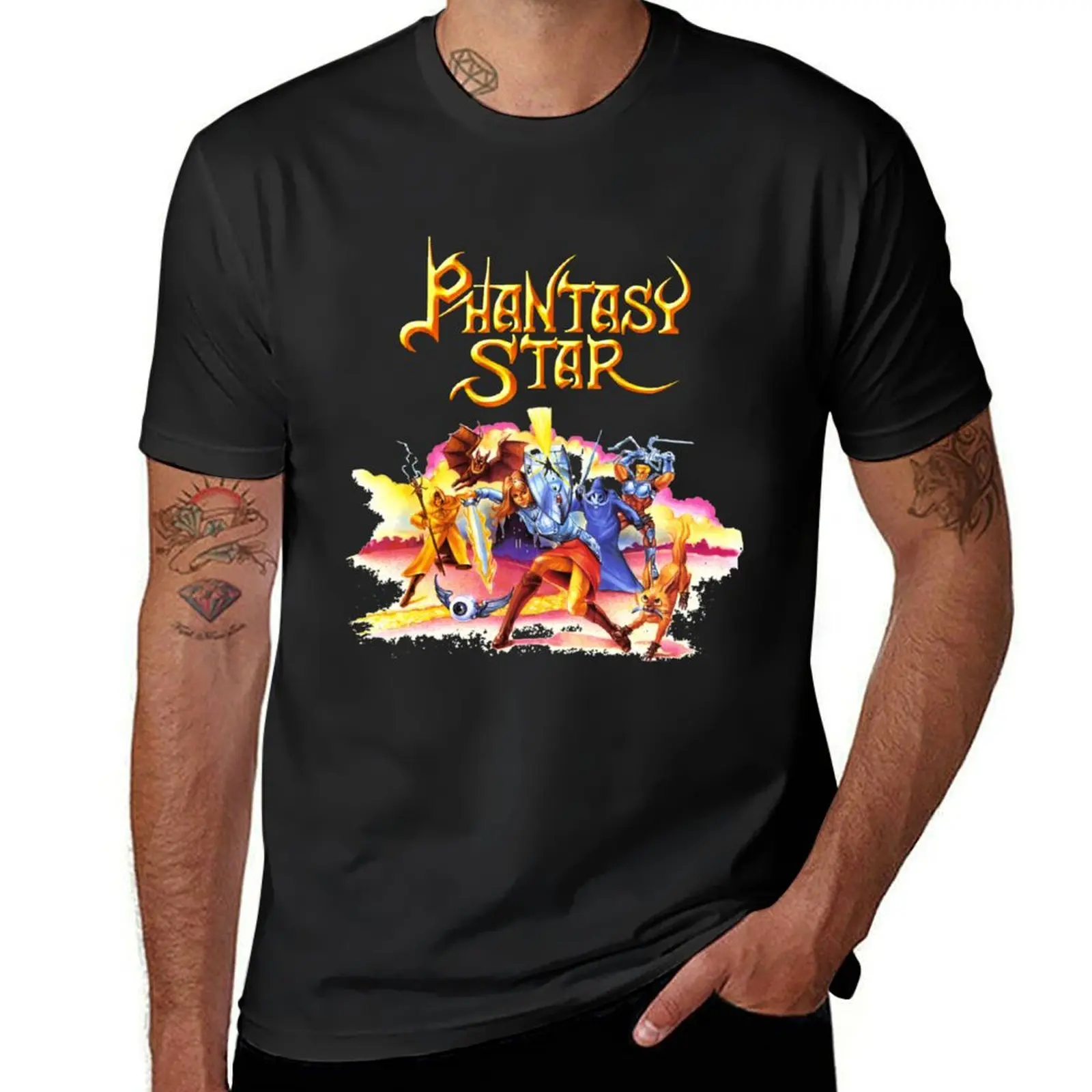 Phantasy Star gift for man boy kids girl woman girlfriend boyfriendfriends birthday T-Shirt Blouse plus sizes Men's t-shirt