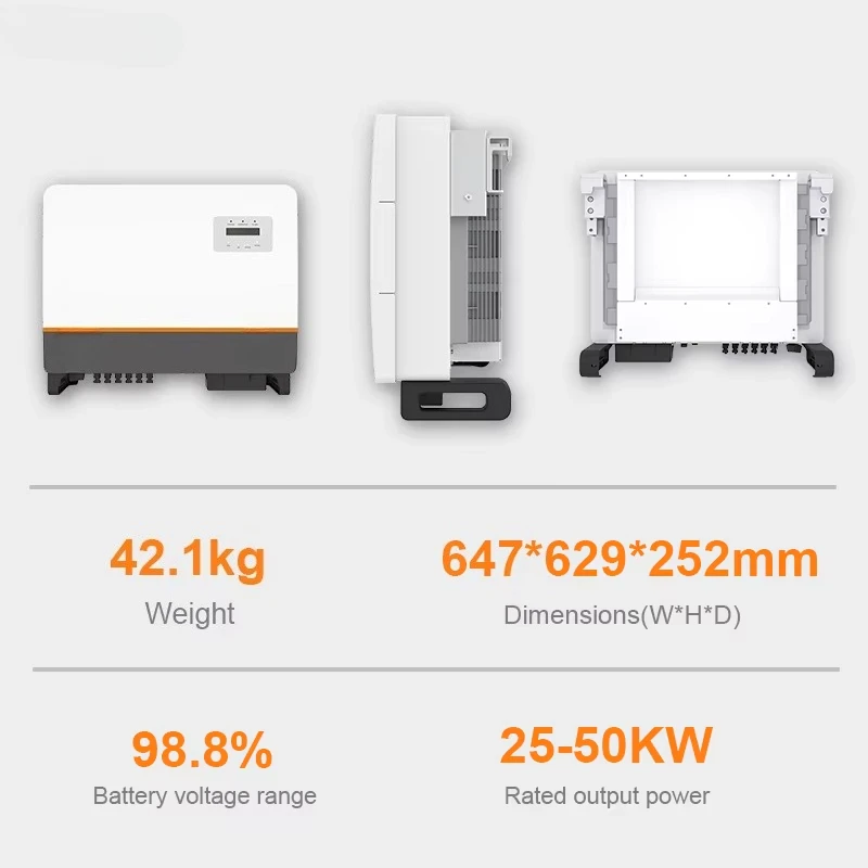 Solis Solar Inverter on Grid 3 Phases 25Kw 30Kw 40Kw 50Kw 50Kva Solar Power Inverter Pure Sine Wave