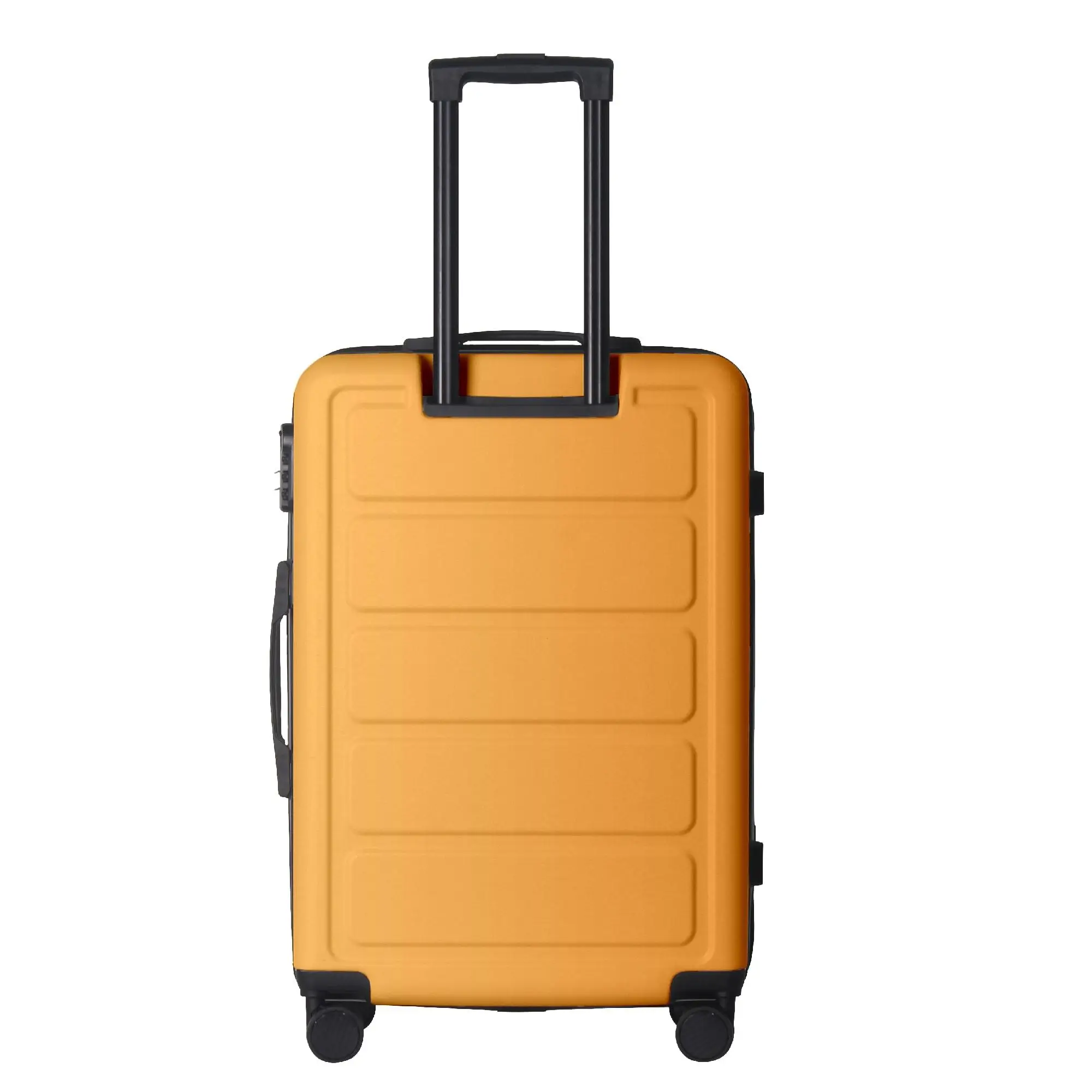 

Набор из 3-х чемоданов из АБС-пластика с жестким корпусом, легкий и прочный, на колесиках, 20, 24, 28 дюймов, желтый, полный комплект для путешествий