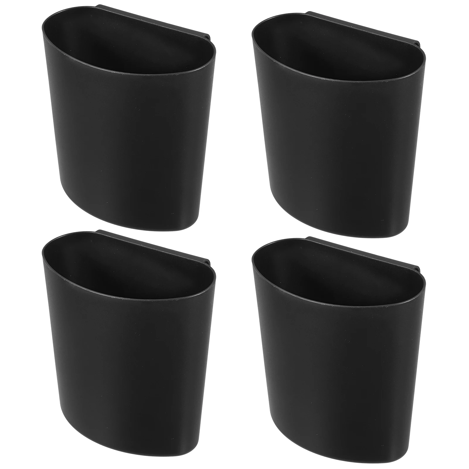 

4Pcs Bucket Organizer for Cart Hanging Storage Bin Small Hanging Basket Rolling Cart Accessories Countertop Trash Container