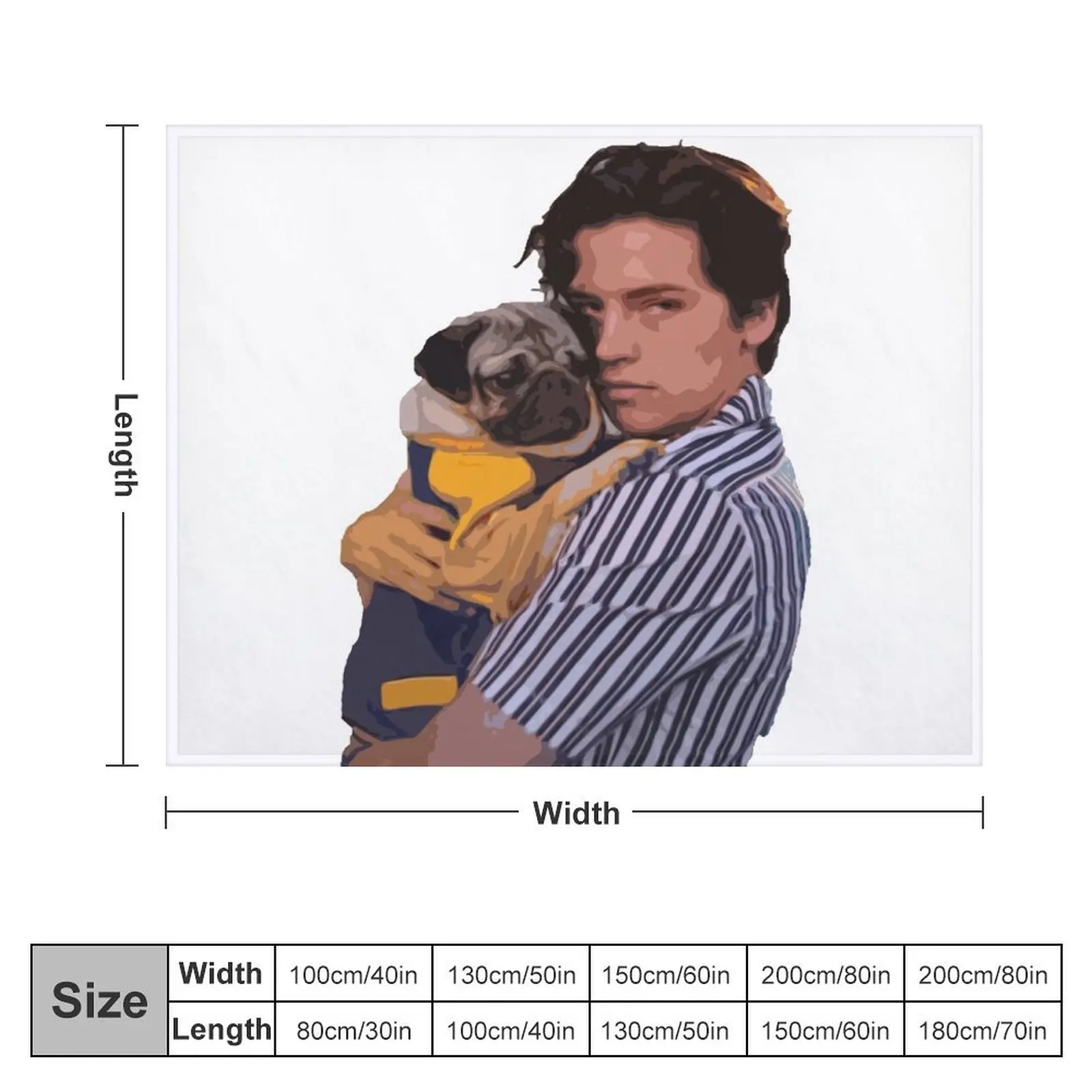 Cole Sprouse Throw Blanket Extra Large Throw Thermal Shaggy Blankets